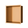 KLIPEN NICHO DECORATIVO 1 CUERPO BLOCK BRONCE 33X33X10CM
