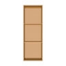 KLIPEN NICHO DECORATIVO 3 CUERPOS CON LUZ BLOCK BRONCE 95X33X10CM