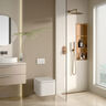 KLIPEN NICHO DECORATIVO 3 CUERPOS CON LUZ BLOCK BRONCE 95X33X10CM