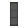 KLIPEN NICHO DECORATIVO 3 CUERPOS CON LUZ BLOCK GUN METAL 95X33X10CM