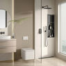 KLIPEN NICHO DECORATIVO 3 CUERPOS CON LUZ BLOCK GUN METAL 95X33X10CM