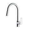 KLIPEN MONOMANDO MEZCLADOR COCINA CON EXTRAIBLE 2 CHORROS URBAN CROMO 3.5 LPM