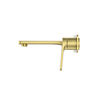 KLIPEN MONOMANDO MEZCLADOR LAVAMANOS PISCIS GOLD A PARED