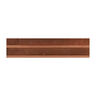 PORCELANATO ESMALTADO LUME CARAMEL STRUTTURA 3D RAKE LUX MARRÓN BRILLO 6X24 CM