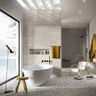 PORCELANATO ESMALTADO LUME BONE WHITE BRILLO 6X24 CM