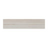 PORCELANATO ESMALTADO LUME BONE STRUTTURA 3D RAKE LUX WHITE BRILLO 6X24 CM