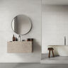 CERÁMICO ESMALTADO SLOW WALL GESSO GRIS MATE 40X120 CM