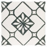 PORCELANATO ESMALTADO ASTI BLACK MATE 44X44 CM