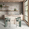 PORCELANATO ESMALTADO MEKNES ARENA MATE 15X45 CM