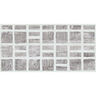 PORCELANATO ESMALTADO MILANO GREY FRAME MATE 50X100 CM