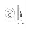 GROHE GROHTHERM SMARTCONTROL TERMOSTATO EMPOTRADO CON 2 LLAVES NM