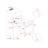 HORNO ELÉCTRICO HLB-8416 BK 60 CM 59.5X59.5 CM