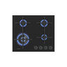 ENCIMERA A GAS SOLCO077 60 CM 4 QUEMADORES 60X50X10.8 CM