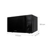 HORNO MICROONDAS SOLHOM004 50 CM 26 LITROS 51.8X41.5X30.5 CM