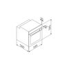 HORNO ELÉCTRICO SOLHO028 60 CM 75 LITROS 59.5X61.9X59.5 CM
