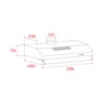 CAMPANA LINEAL CX-62120 60 CM 60x48X13.5 CM