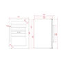 CAVA DE VINO DOMÉSTICO RVI-20046 GBK 59X55.7X88.6 CM