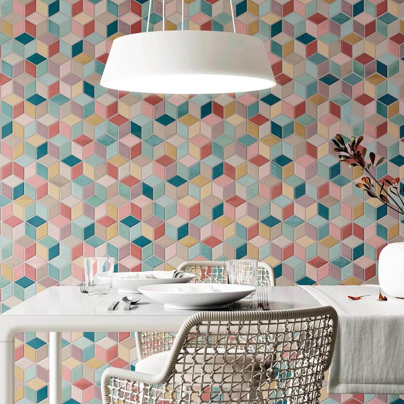 PORCELANATO ESMALTADO RHOMBUS COLOUR MATE 26.5X51 CM