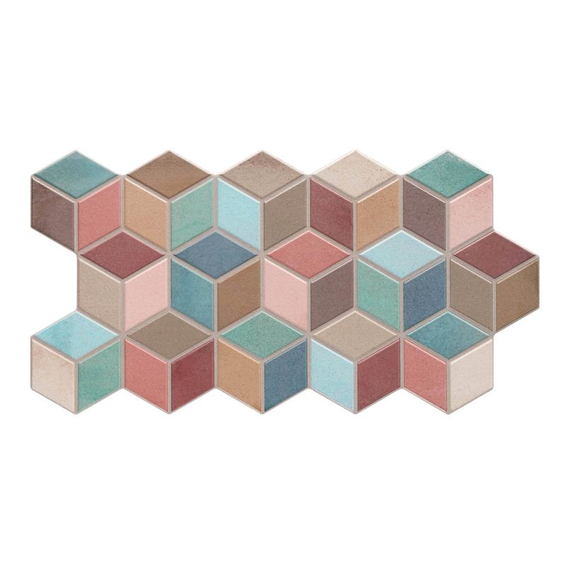 PORCELANATO ESMALTADO RHOMBUS COLOUR MATE 26.5X51 CM